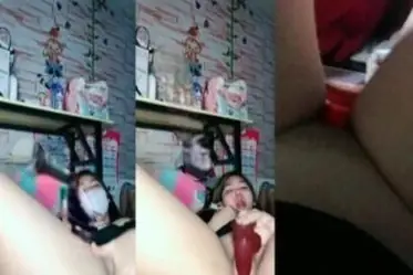 Abby BBW Host Mango Live Colmek Pakai Mainan poster