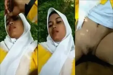 Gadis Desa Berjilbab Dientot Liar Di Hutan Lumer WOT HD poster